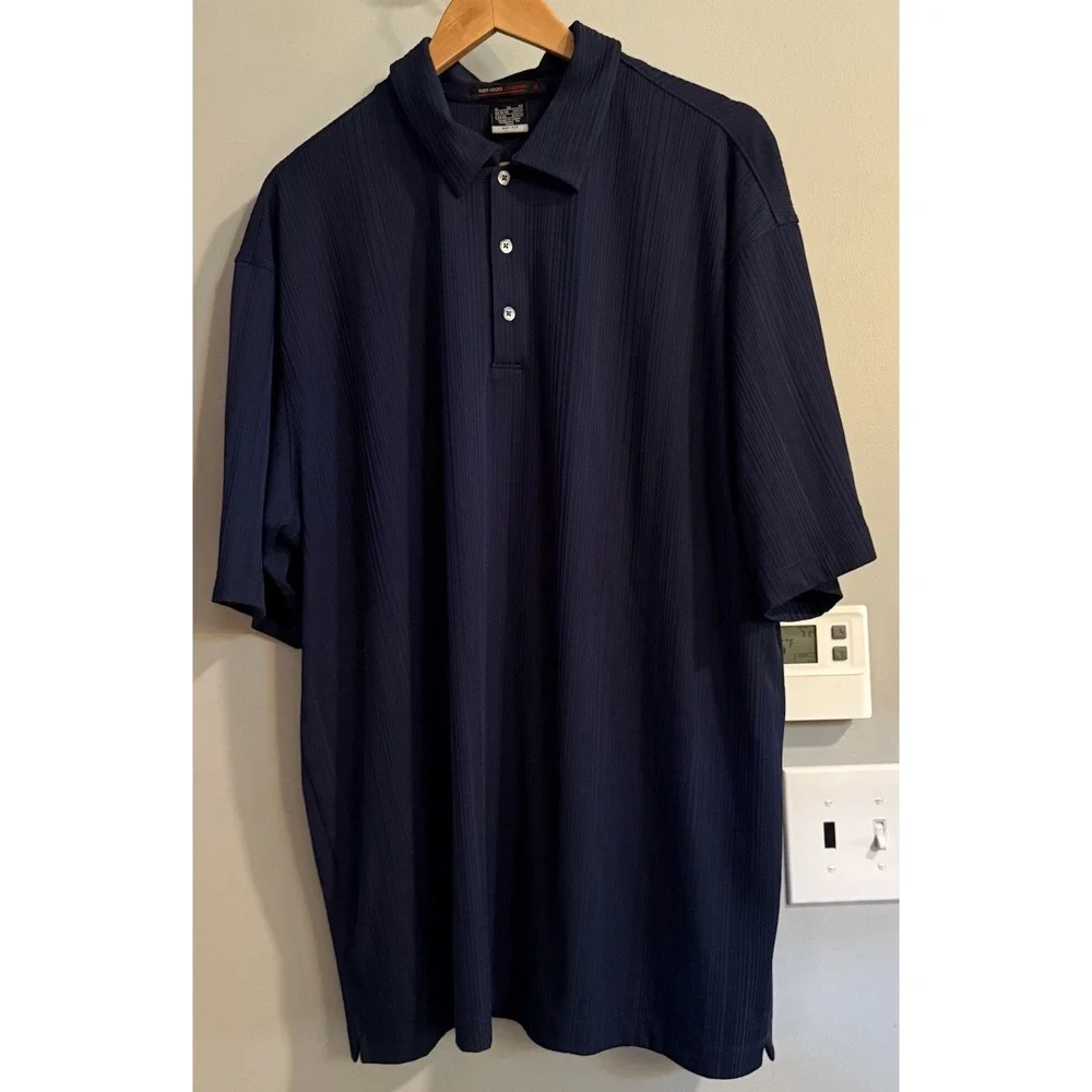 Nike Golf Tiger Woods Shirt Polo Golf Athletic Ribbed Men's XL‎